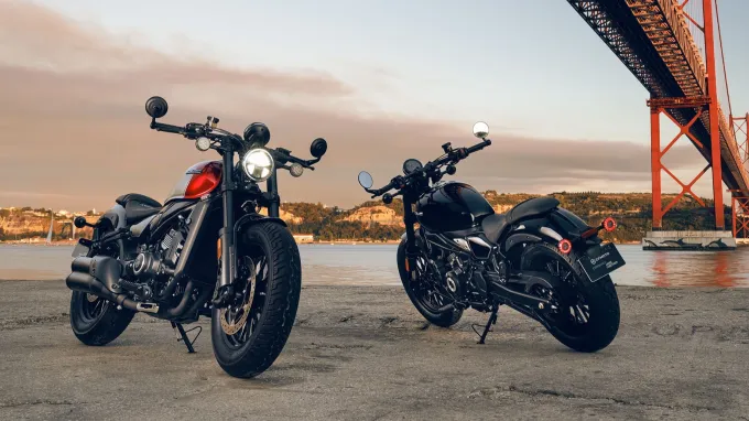 CF Moto 450CL-C : sous un pont