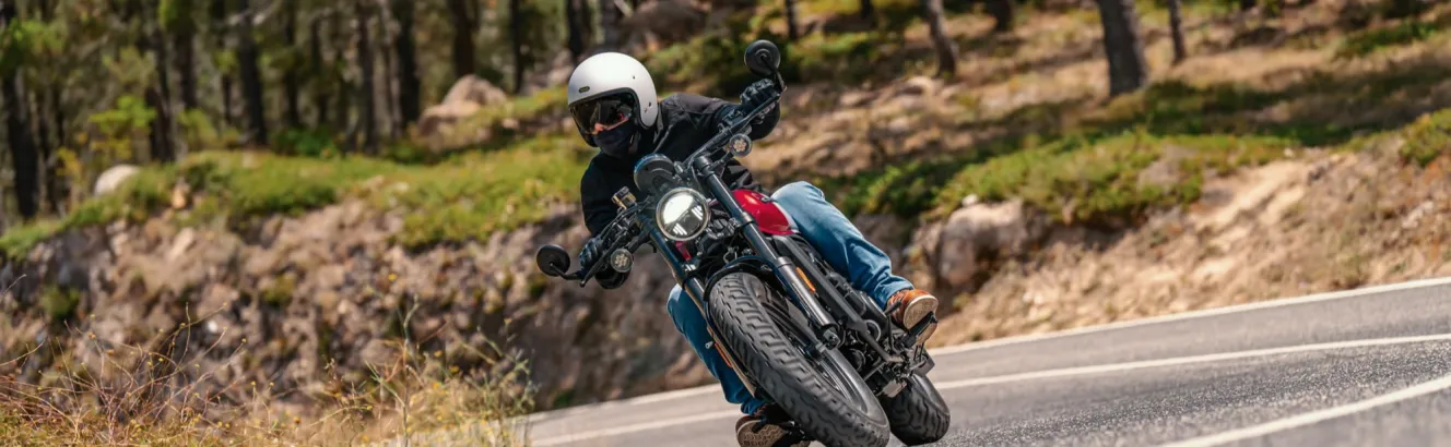 CF Moto 450CL-C : virage