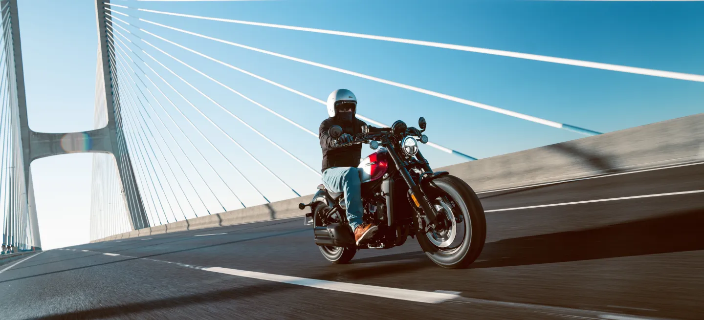 CF Moto 450CL-C : traversée pont