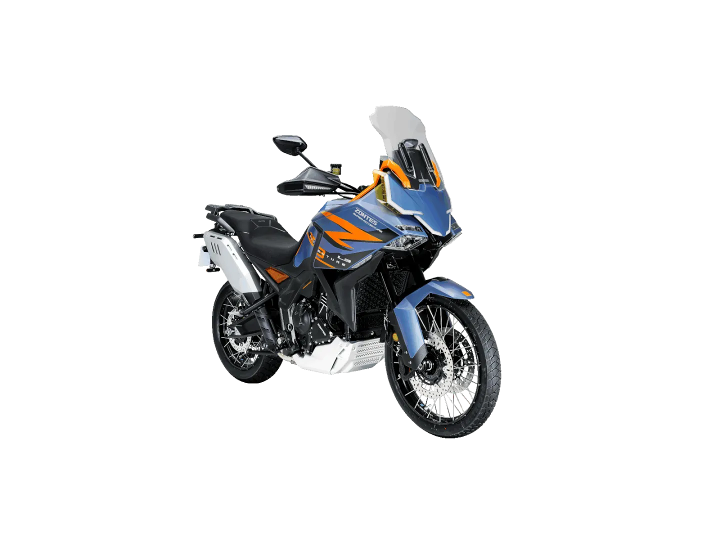 Zontes 703 F Adventure : Bleue / Orange