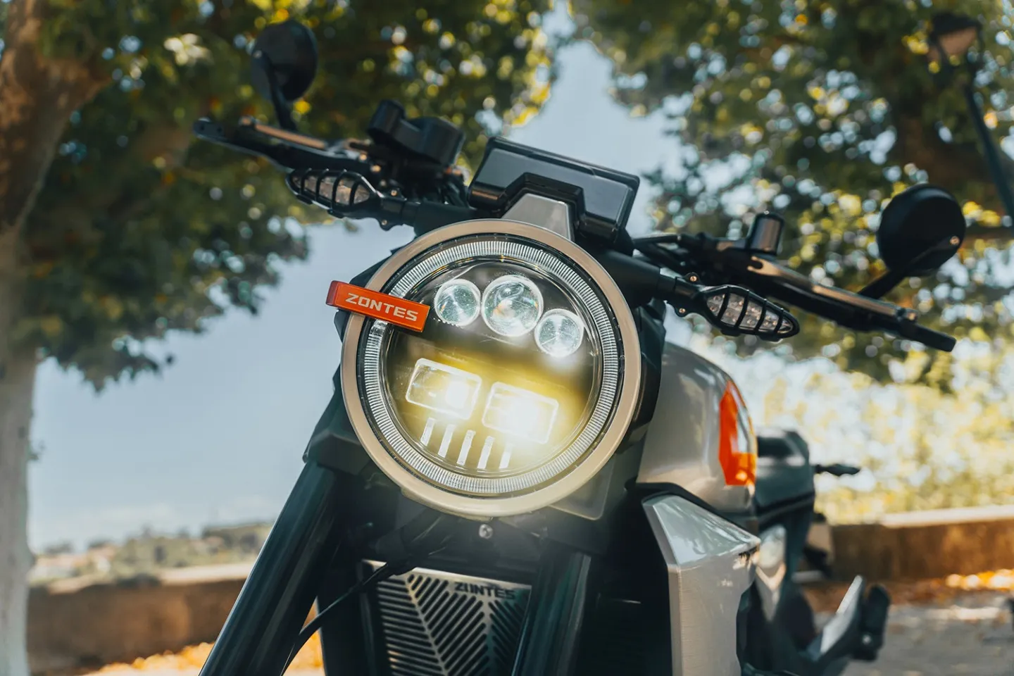 Zontes 350 GK : optique principale