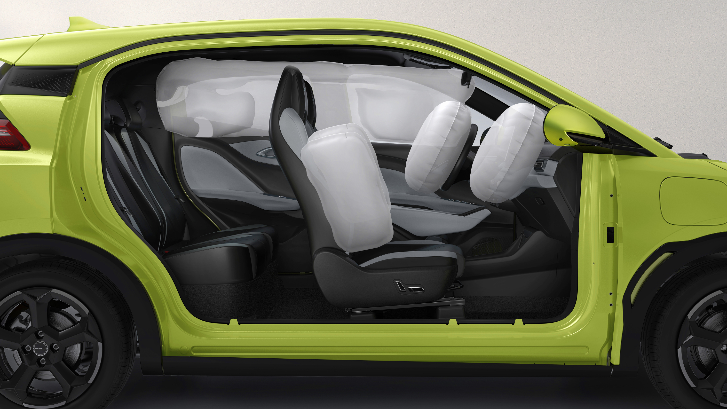 BYD Dolphin Surf 2025 : airbags