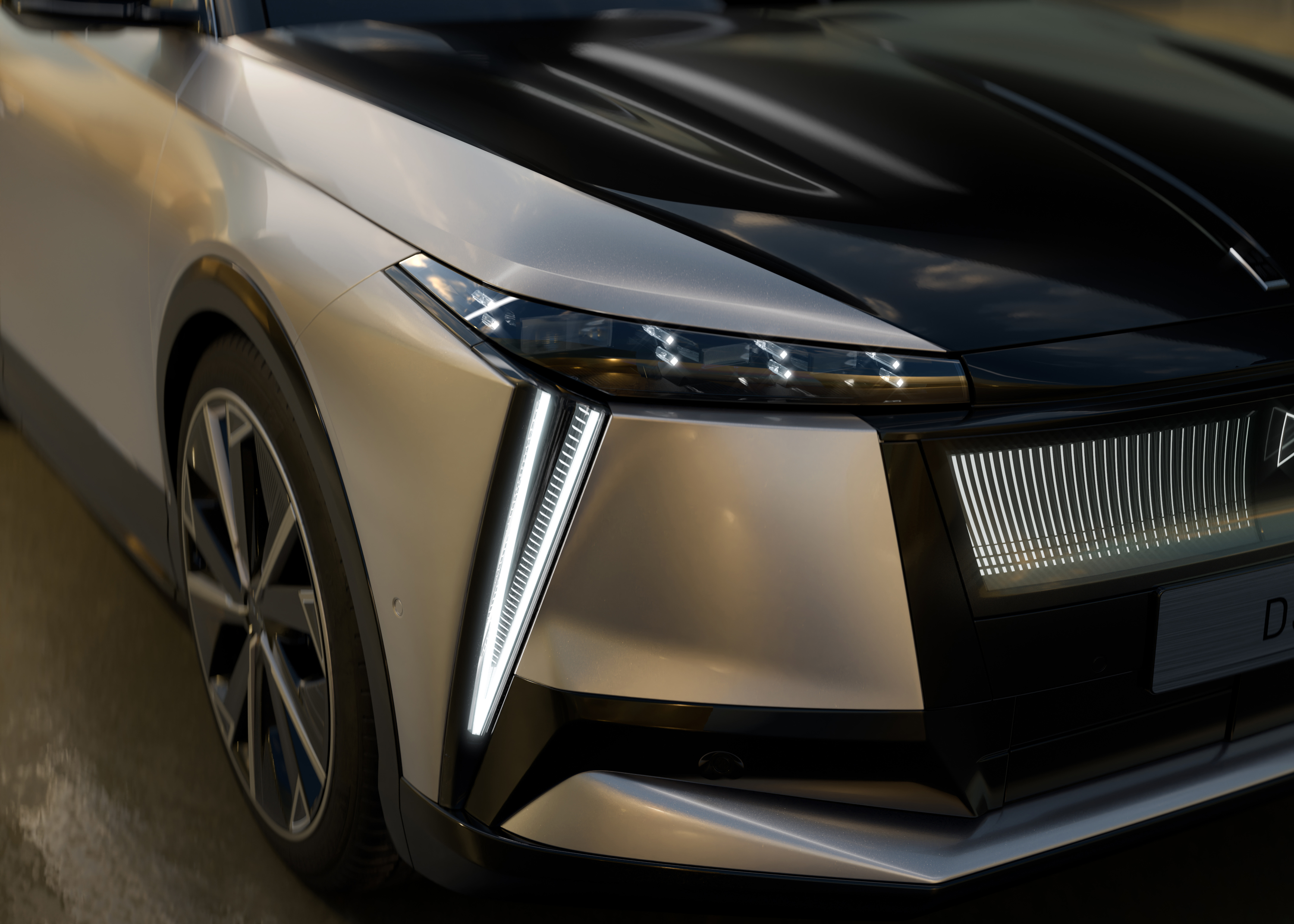 DS N°8 2025 : détail phare avant