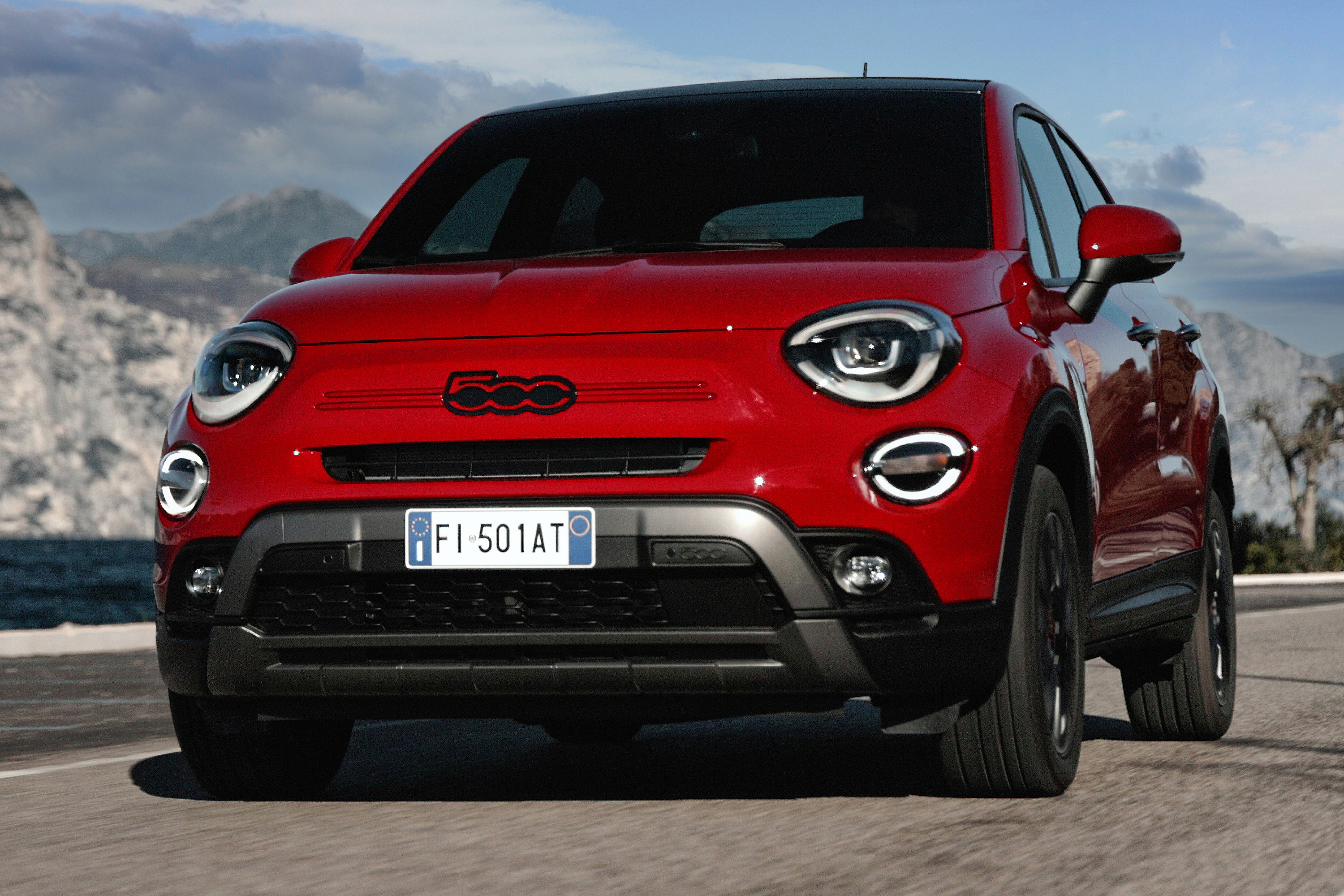 Fiat 500X Cross RED 2022 : face avant