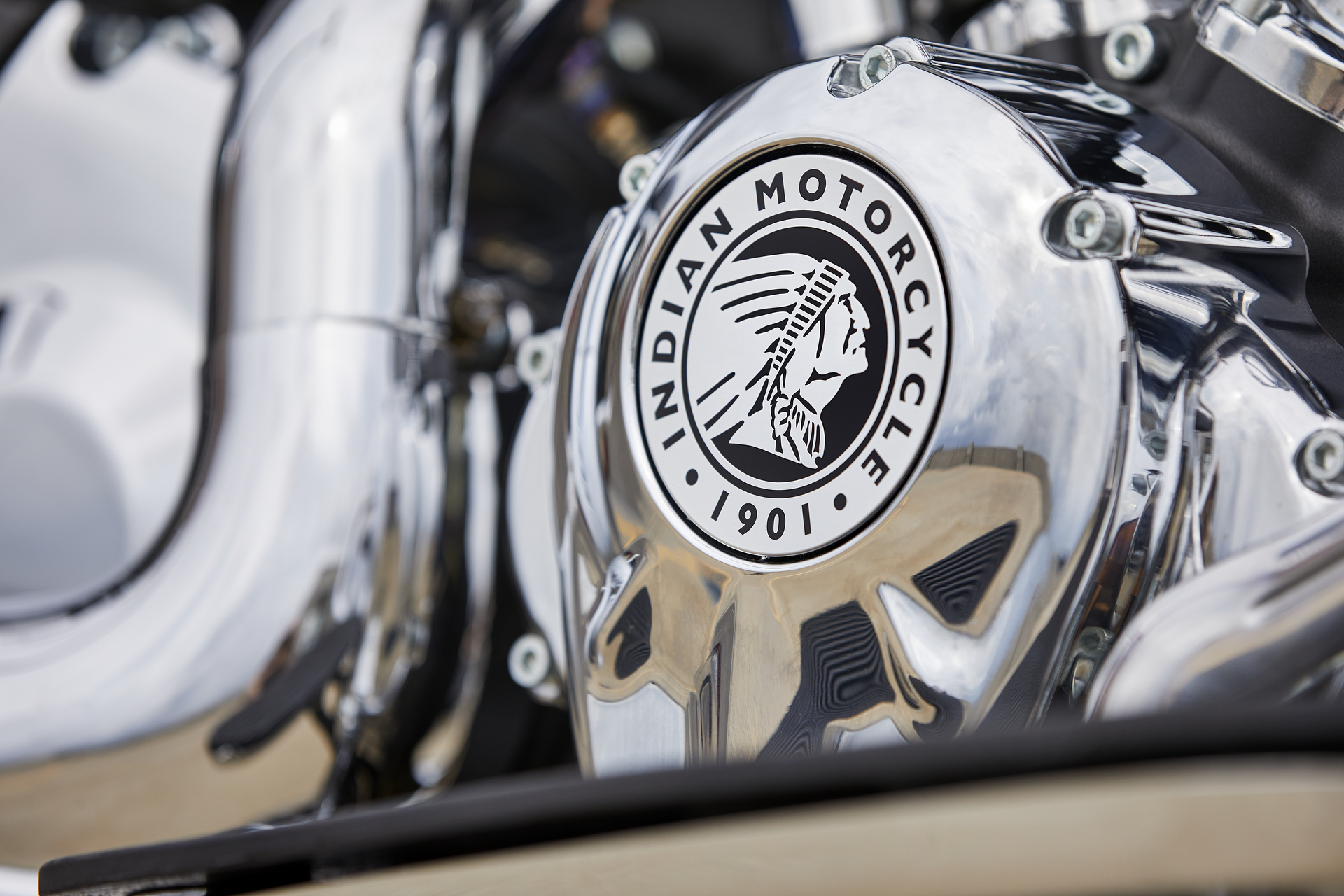 Indian Springfield détail moteur