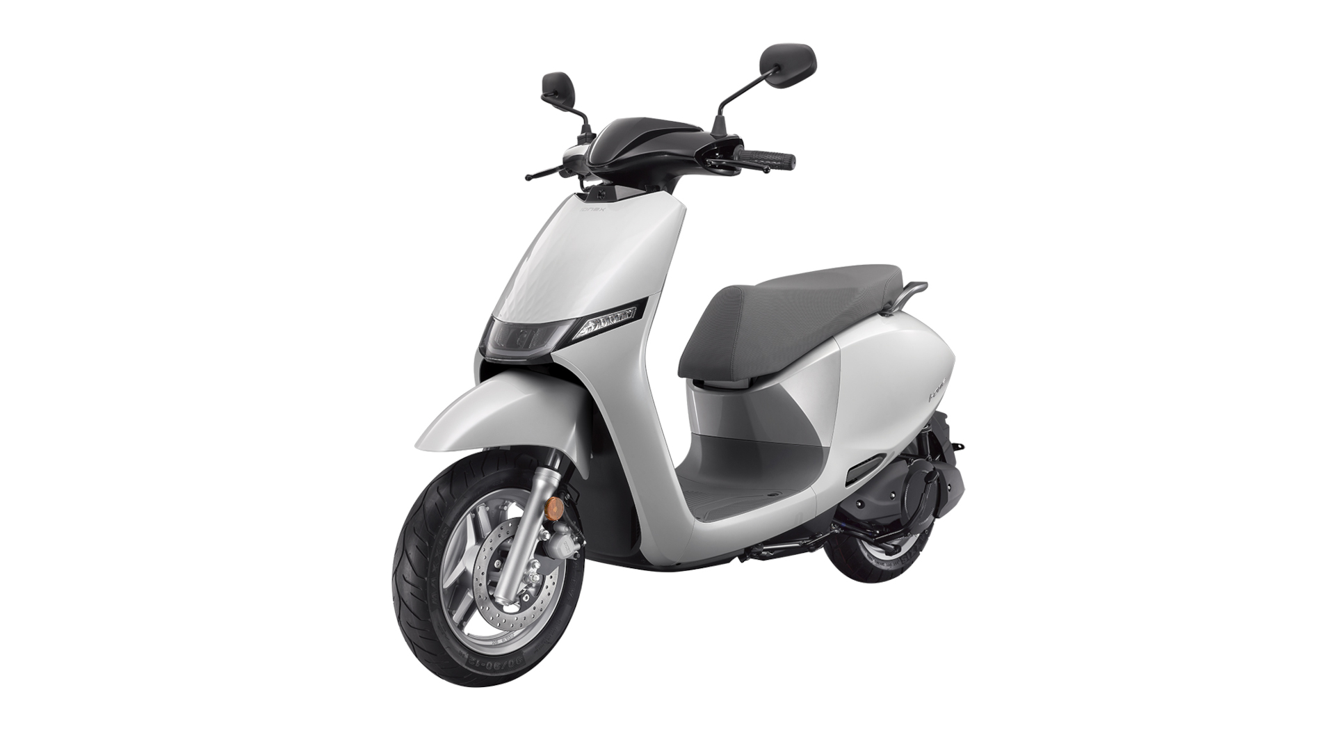 Kymco i-One 2024 Blanc : trois quarts avant