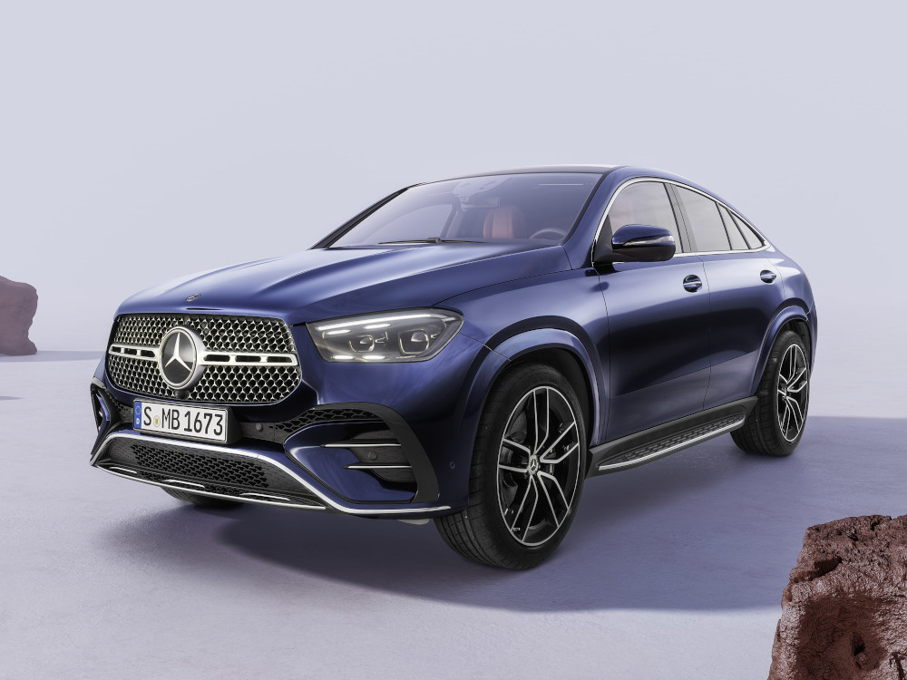 Mercedes GLE Coupé 2023 : trois quarts avant gauche