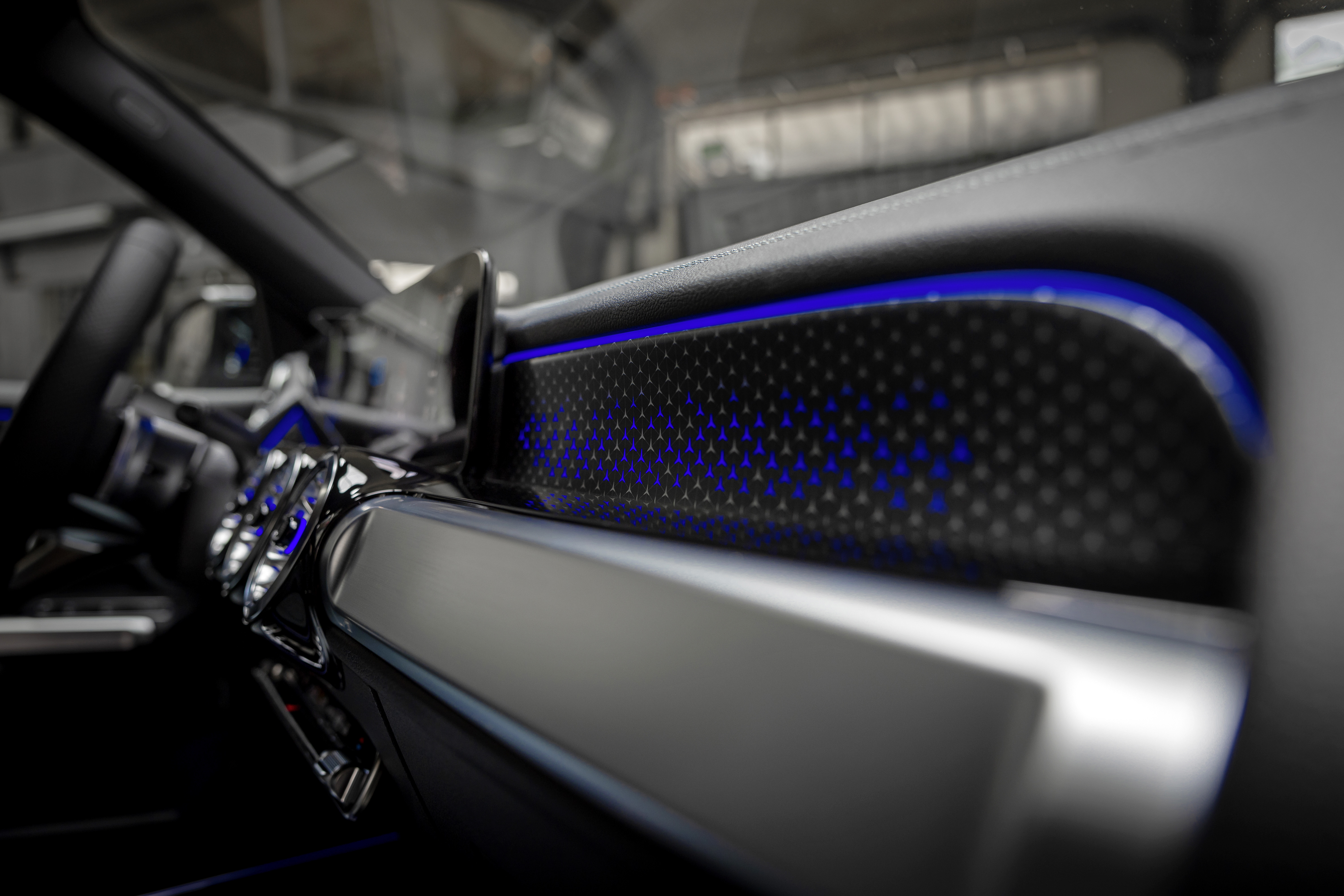 Mercedes EQB 2024 : détail planche de bord