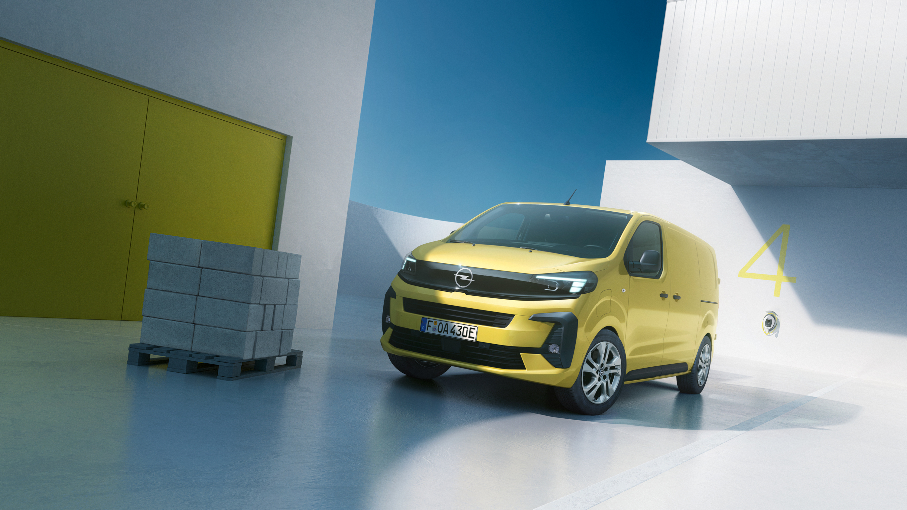 Opel Vivaro 2024 : trois quarts avant gauche statique