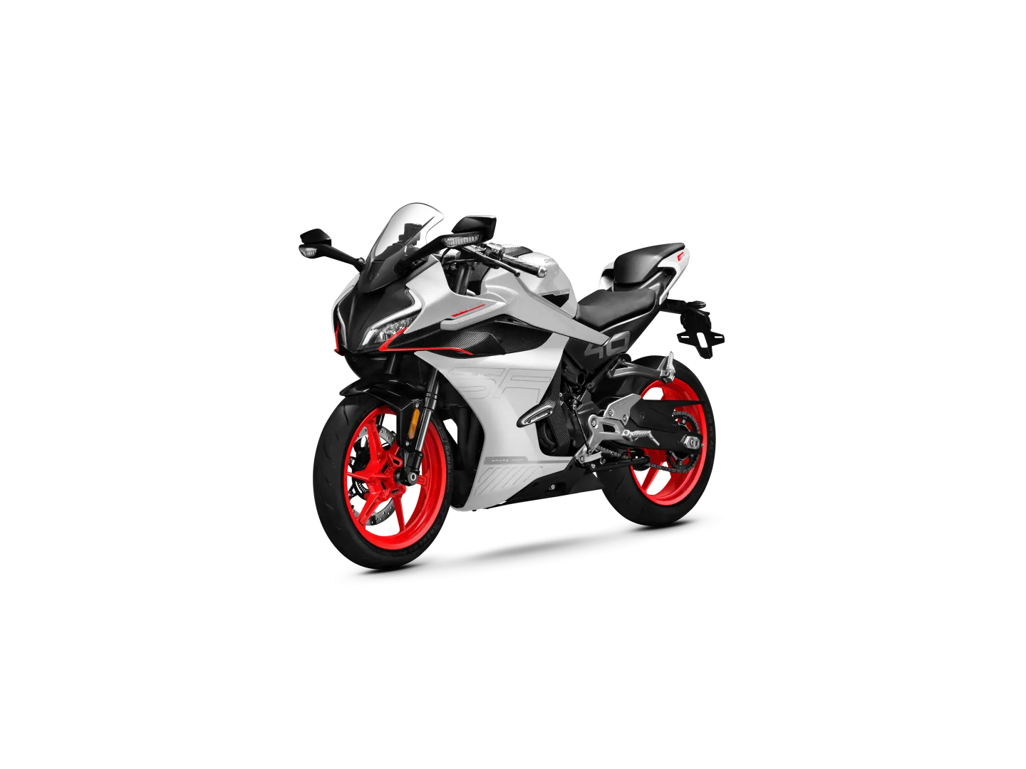 cfmoto 450sr : Blanc Nébula