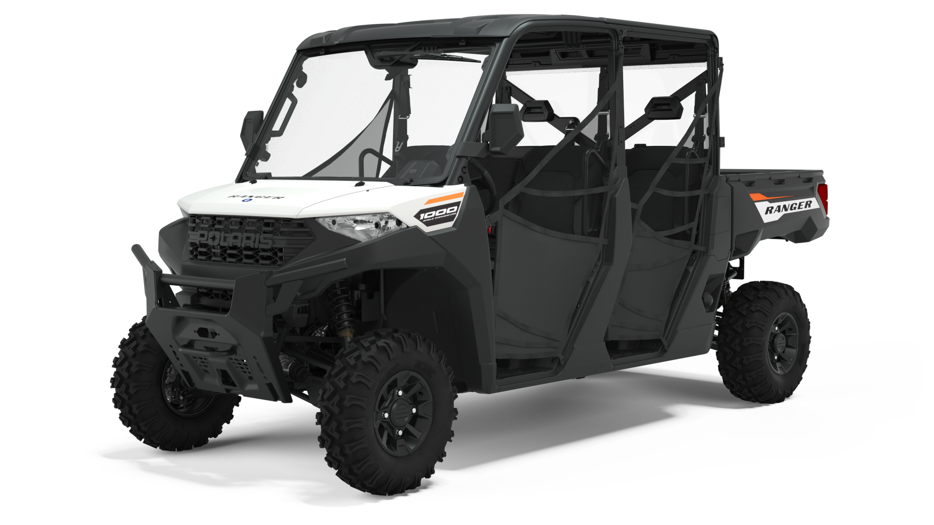 Polaris Ranger Crew 1000 2023 : half cab trois quarts avant