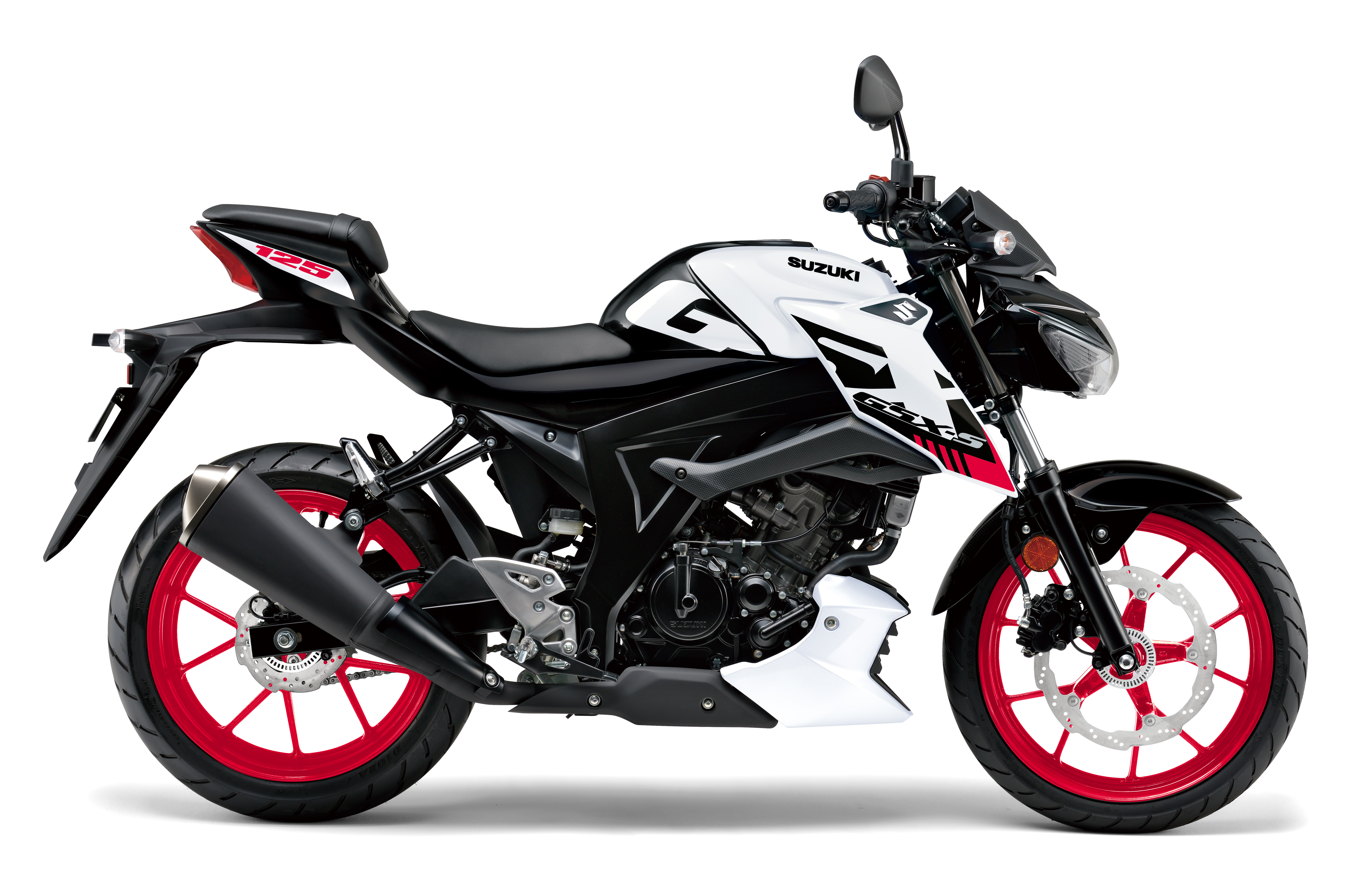 Suzuki GSX S125 noir blanc