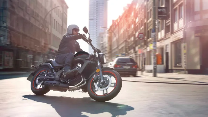 Kawasaki Vulcan S : Virage