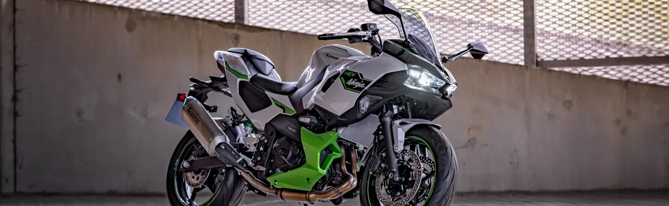 Kawasaki Ninja 7 hybride : 3/4 avant