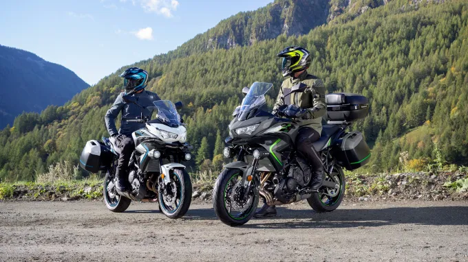 Kawasaki Versys 650 : pied à terre