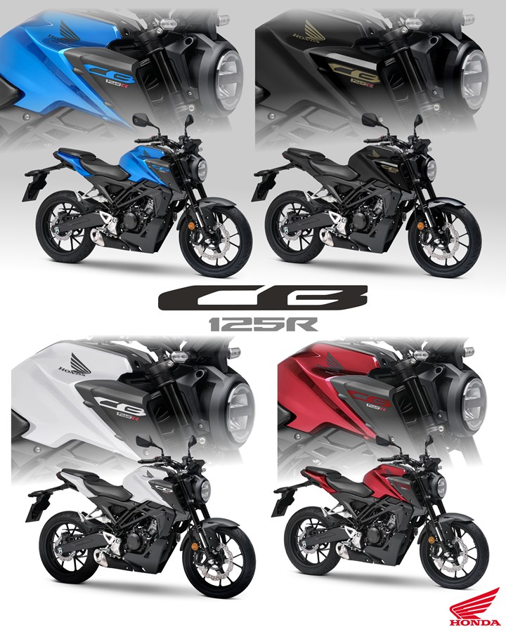 Honda CB125R 2024 couleurs