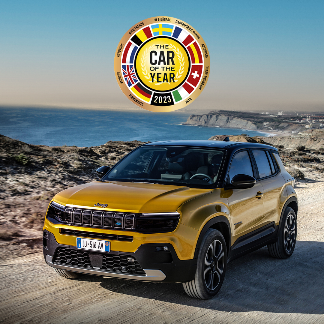 Jeep avenger voiture de l'année 2023