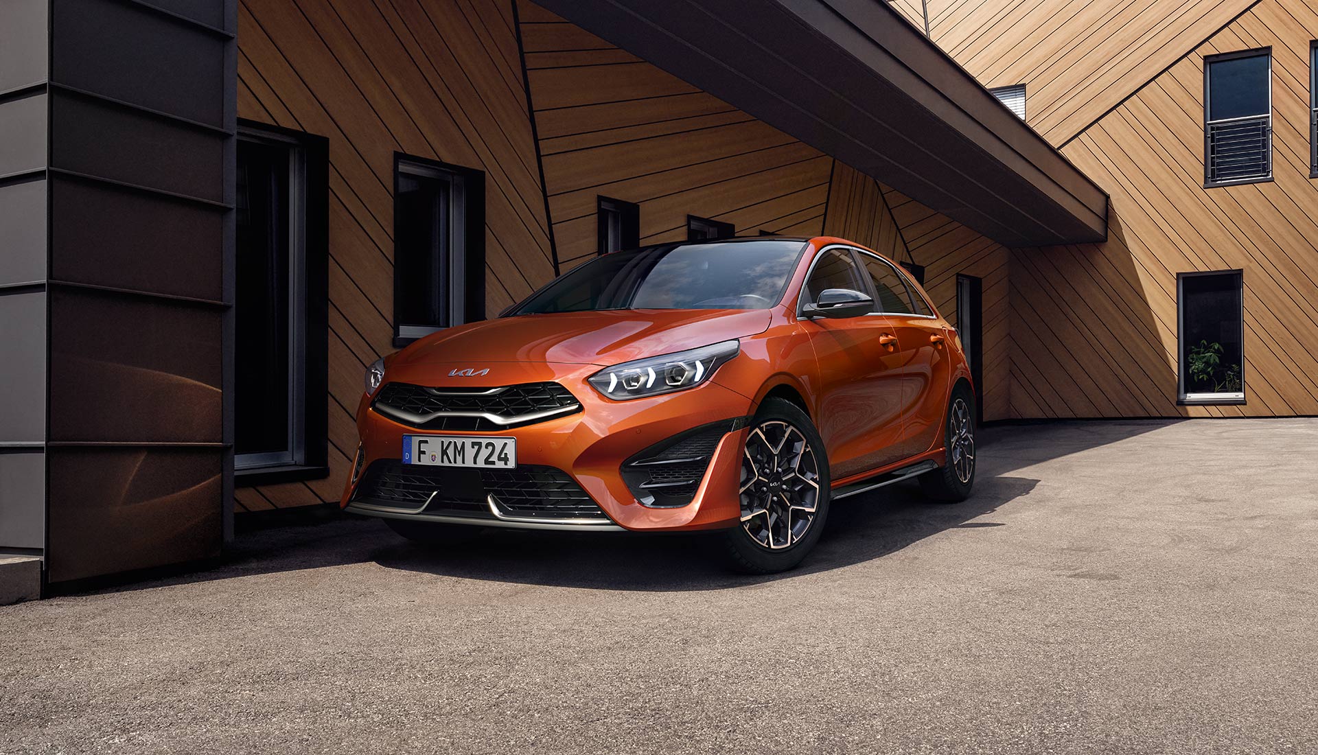 Kia Ceed 2021 : trois quarts avant