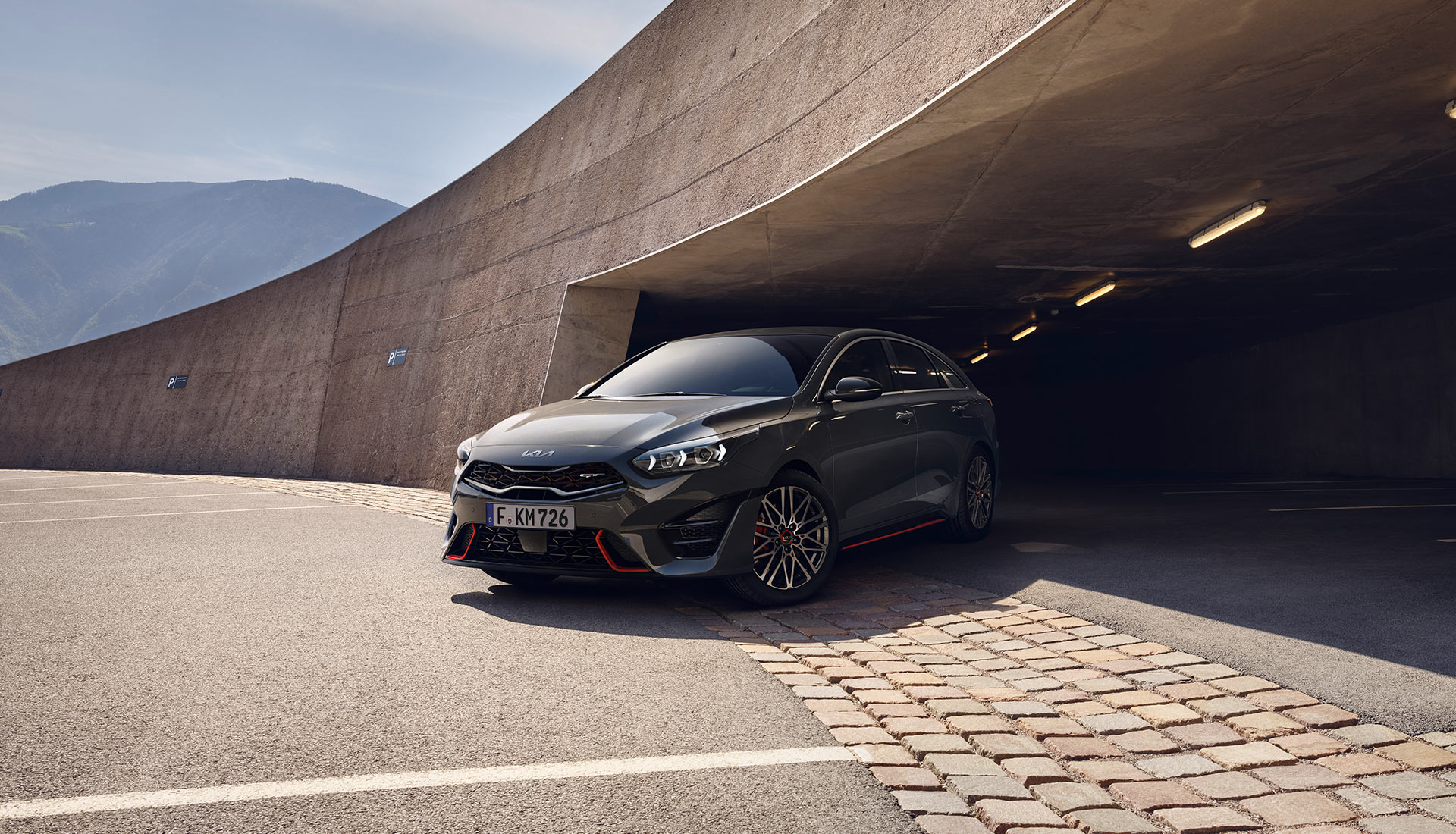 Kia ProCeed GT 2021 : trois quarts avant