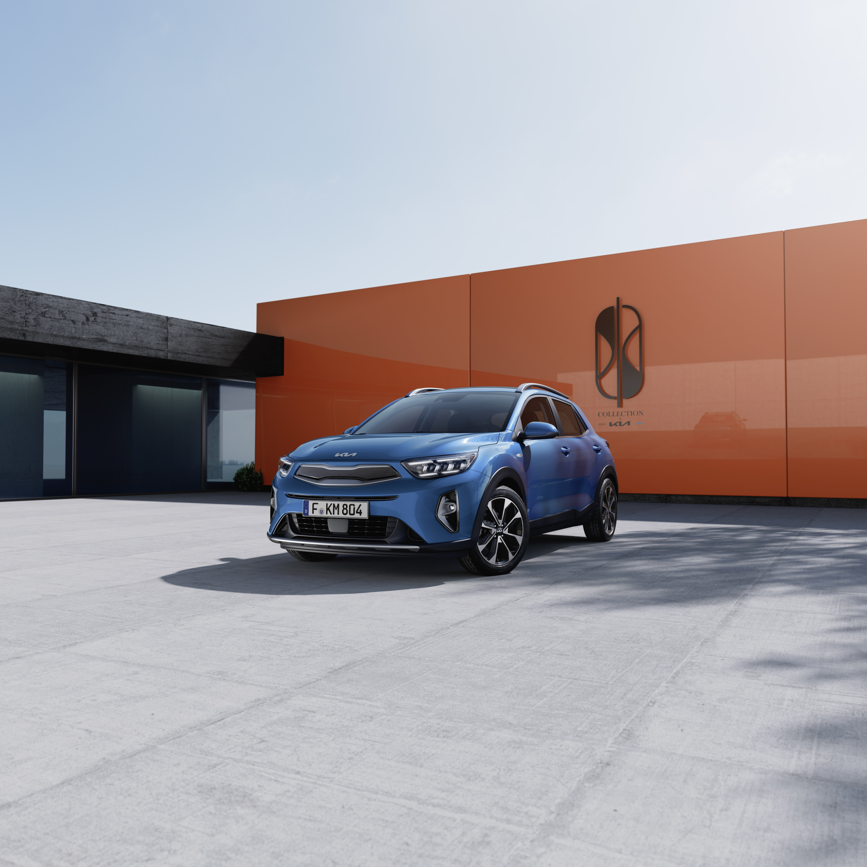 Kia Stonic 2021 : trois quarts avant gauche statique