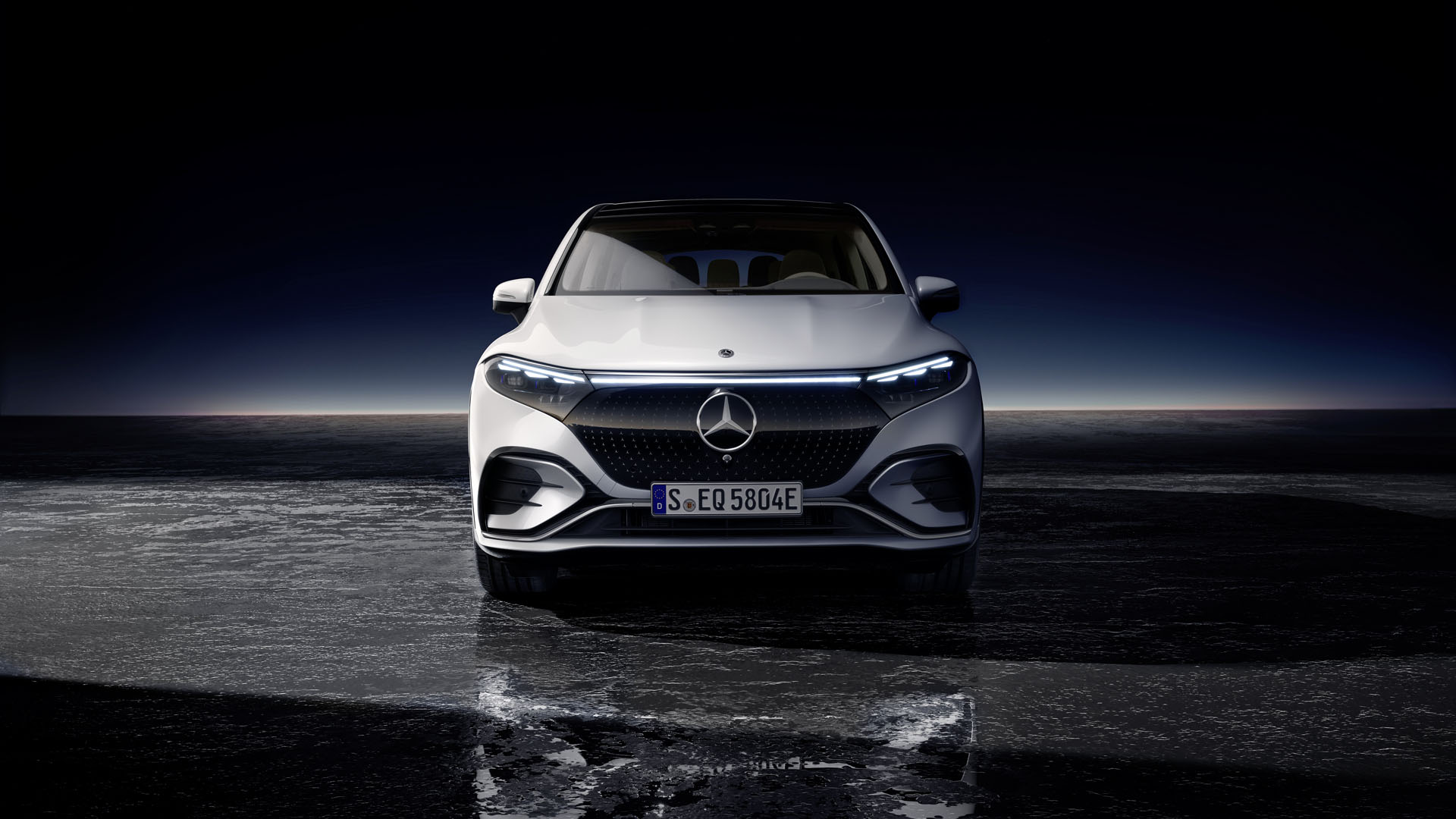 EQS SUV de Mercedes-EQ : Face avant