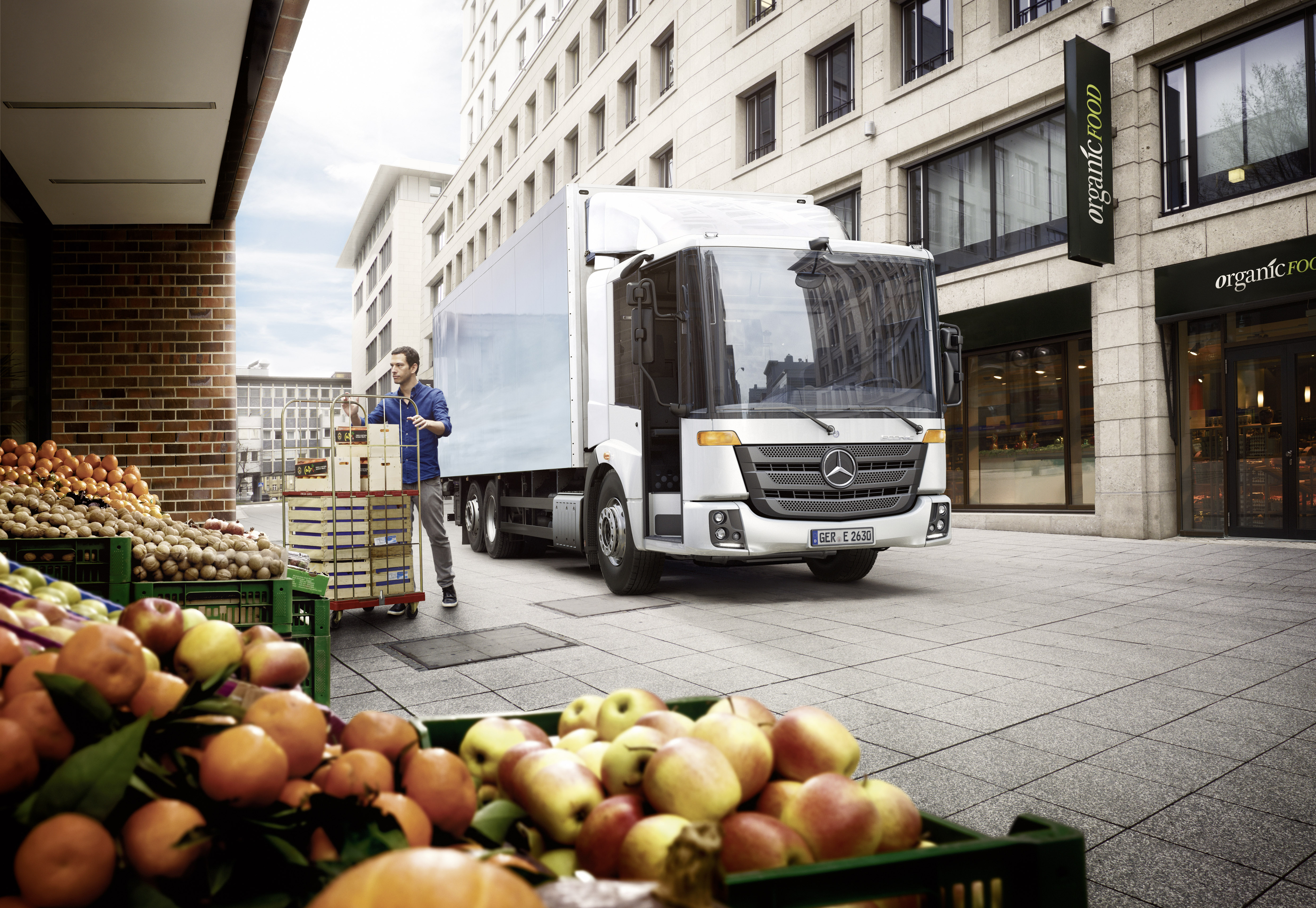 Mercedes-Benz Econic distribution marché