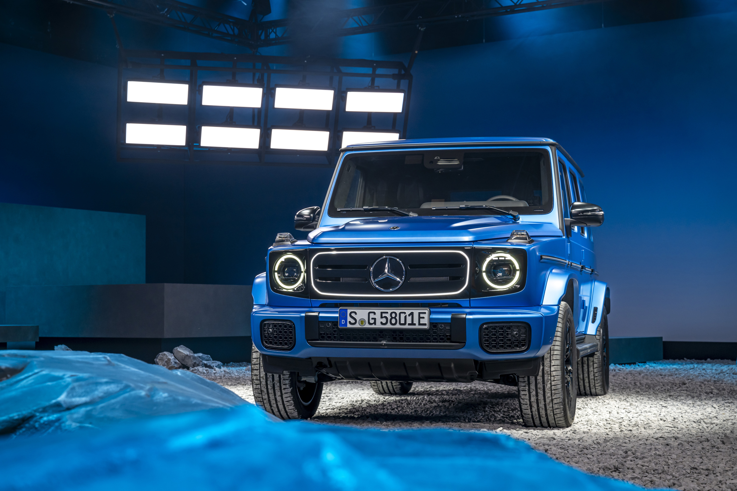 Mercedes Classe G 580 Electrique 2024 Edition One : face avant statique