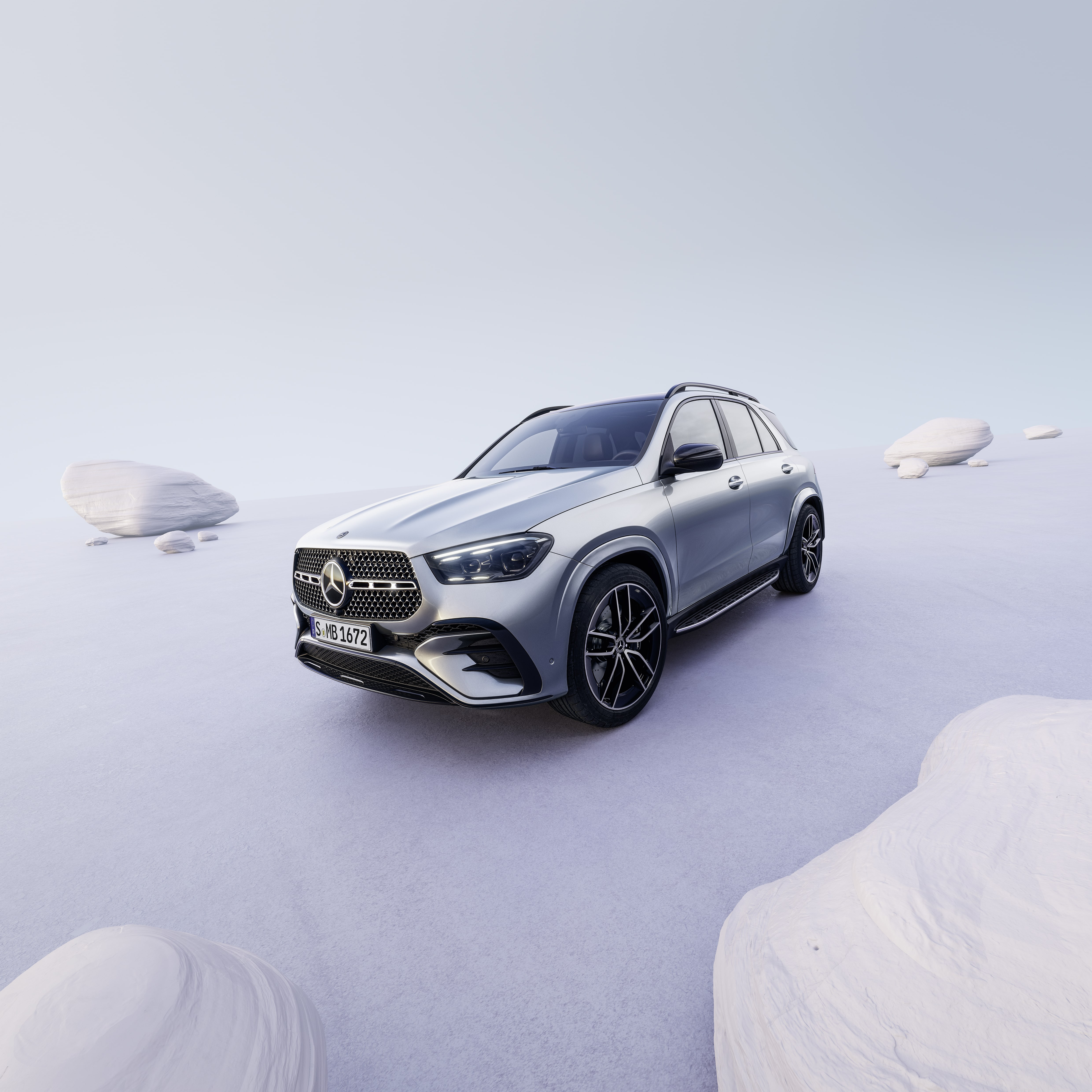 Mercedes GLE 2023 : trois quarts avant