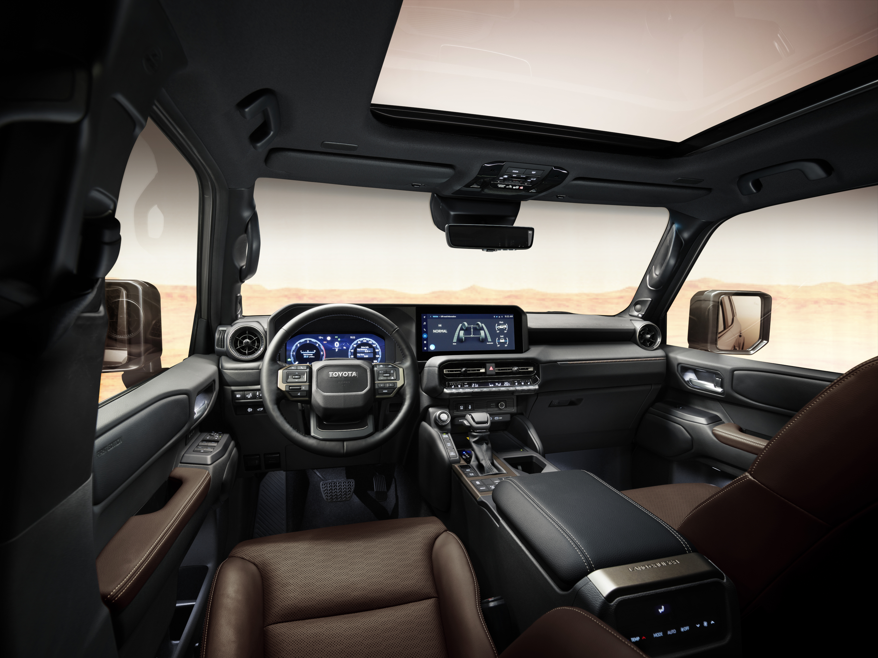 Toyota Land Cruiser 2024 : intérieur