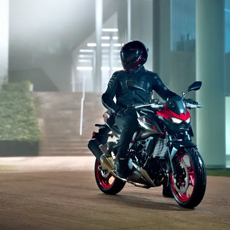 Kawasaki Z500 SE : Zone urbaine