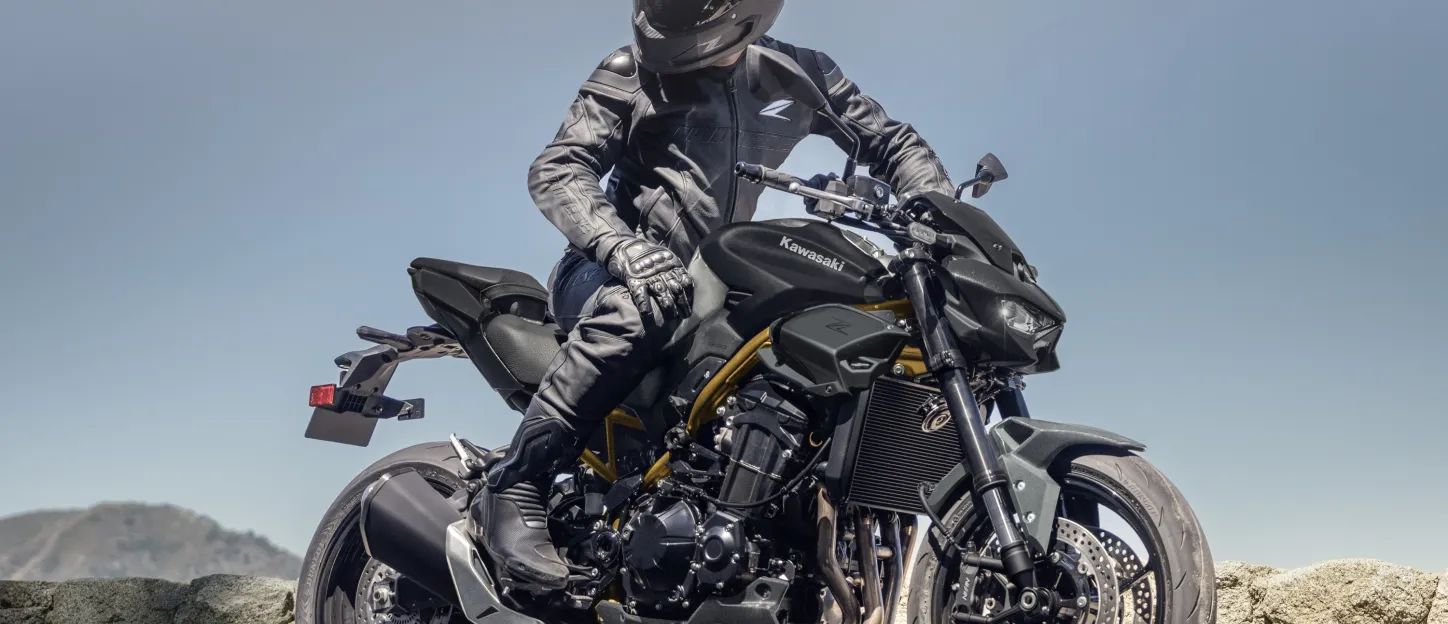 Kawasaki Z900 : à l'arrêt