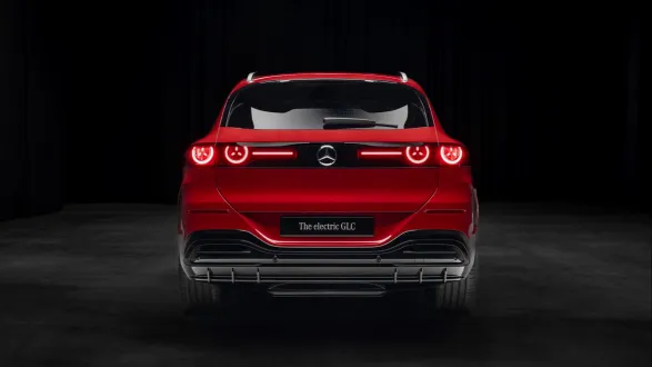 Mercedes GLC électrique : signature lumineuse arrière