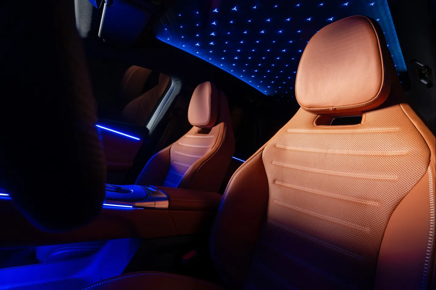 Mercedes GLC électrique : ciel étoilé