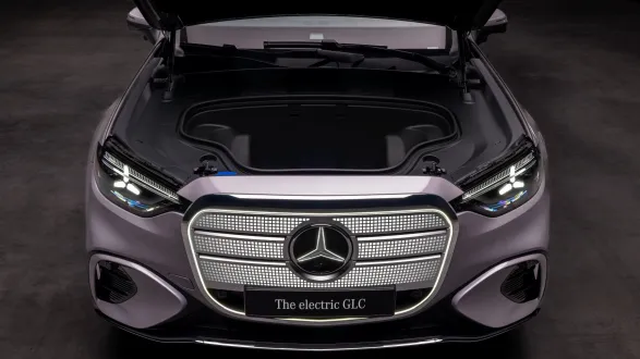 Mercedes GLC électrique : coffre avant