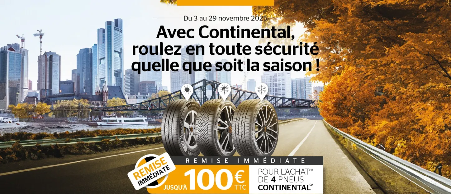 Offre pneus Continental ODRI