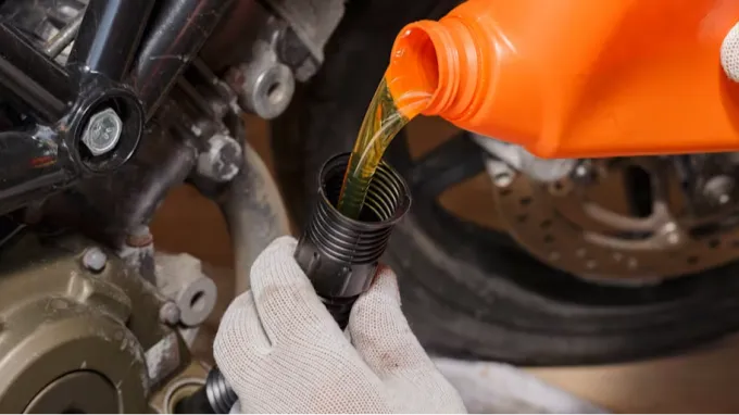 Entretien moto vidange