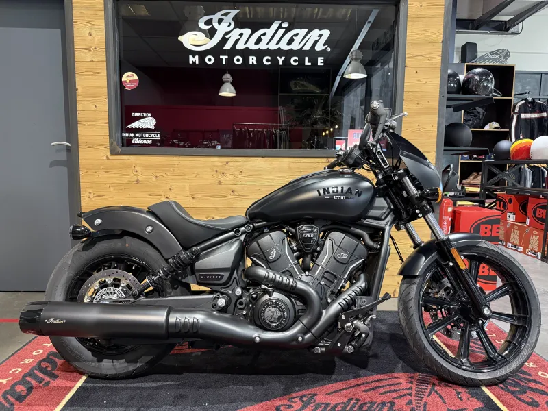 Indian Motorcycle-Sport Scout Limited + Tech-undefined Indian Motorcycle-Sport Scout Limited + Tech-d'occasion chez Indian Motorcycle Valence