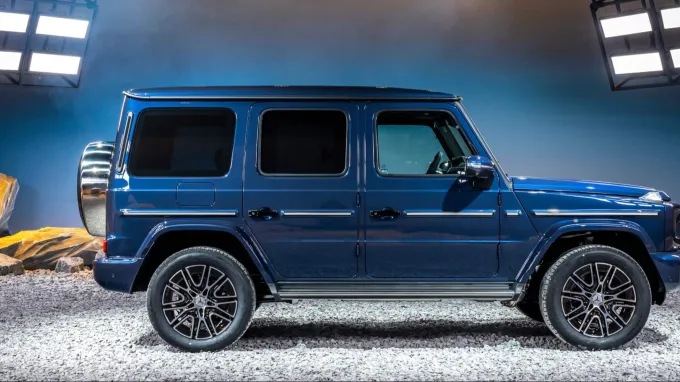 Mercedes Classe G 500 : profil statique