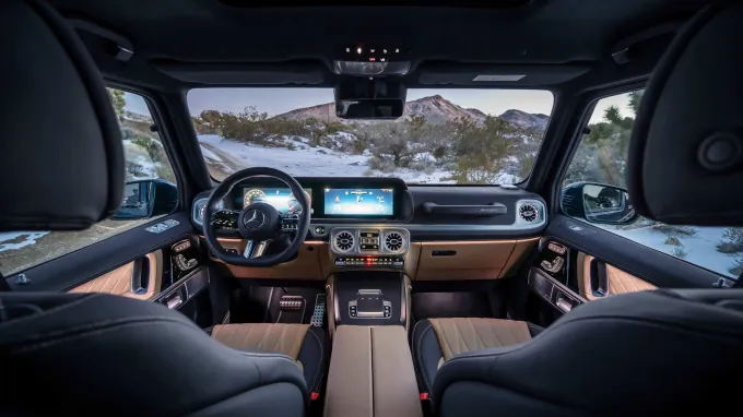 Mercedes Classe G 500 : intérieur habitacle