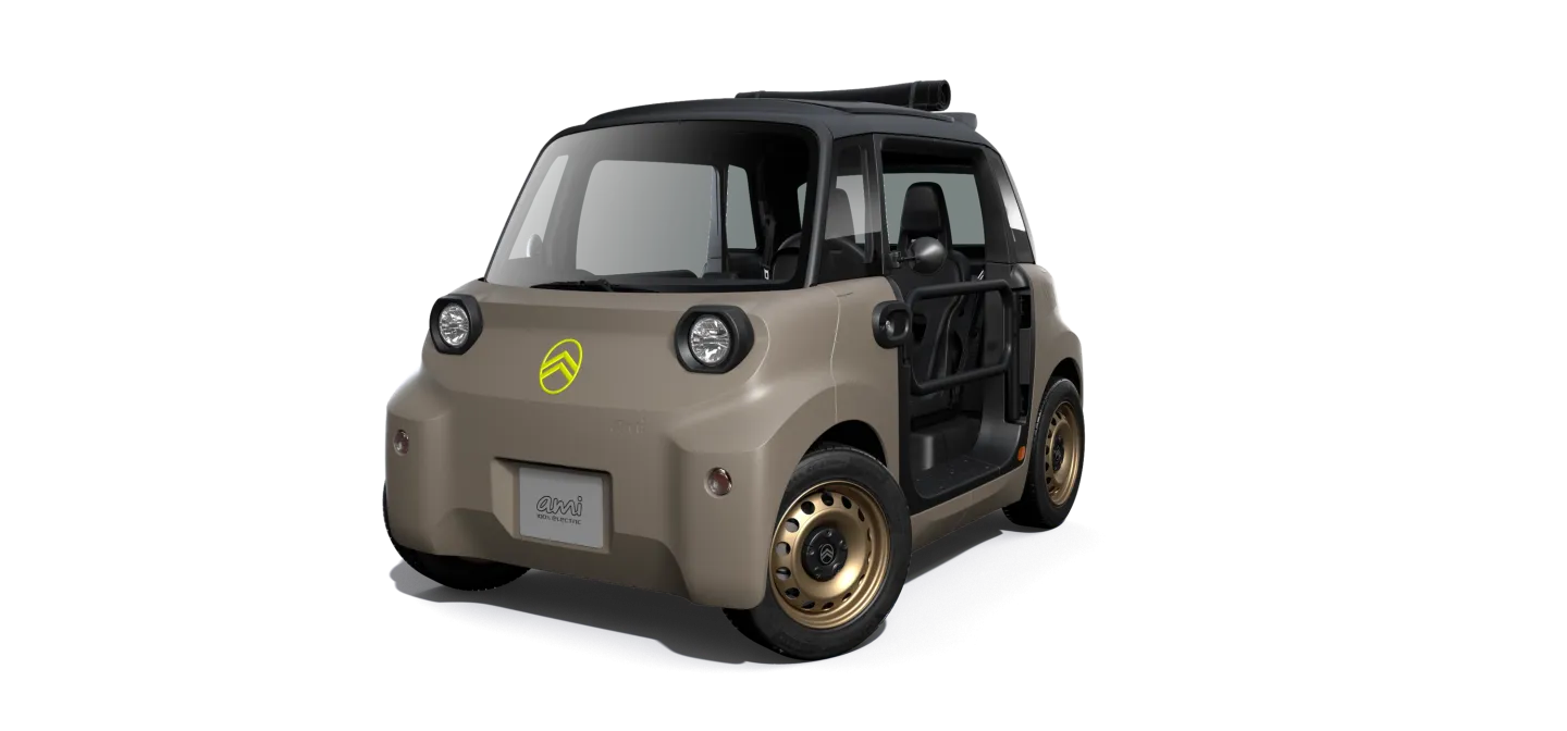 Citroën Ami Buggy 2025 : trois quarts avant gauche statique
