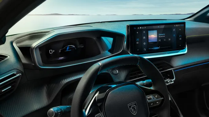 Peugeot 208 2023 : écran compteurs et écran tactile