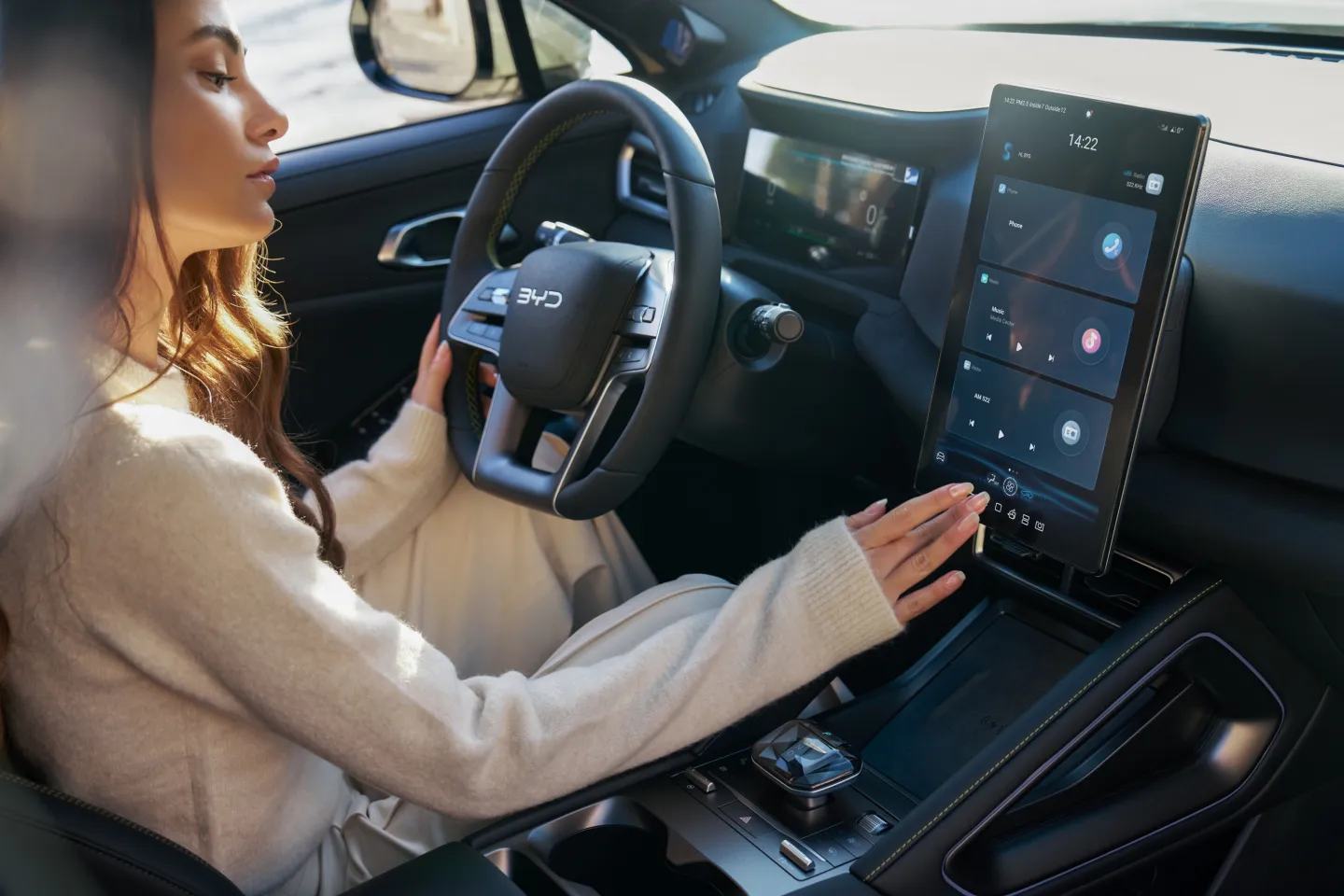 BYD Atto 2 : écran position verticale