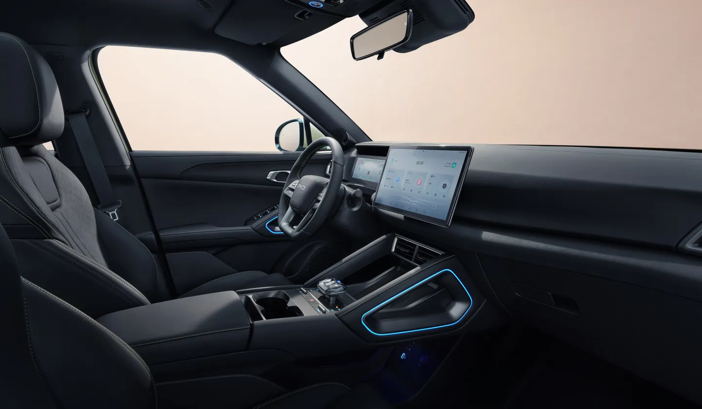 BYD Atto 2 : habitacle vue passager