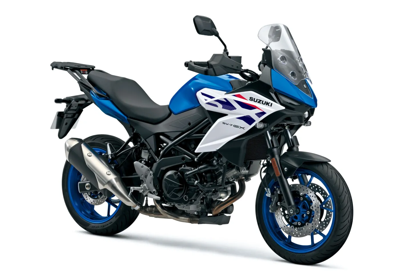 Suzuki SV-7GX : Pearl Brilliant White / Metallic Triton Blue