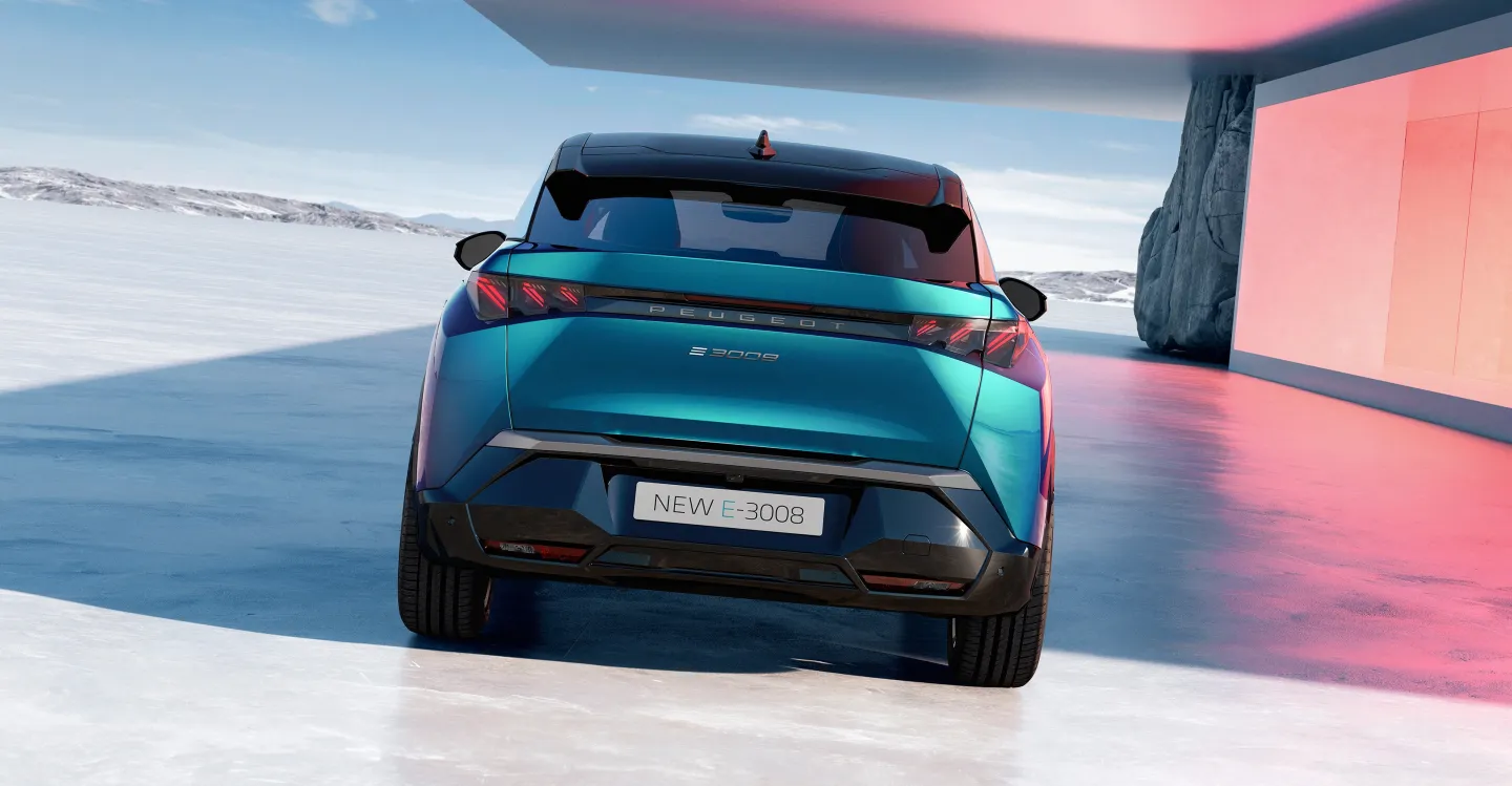 Peugeot 3008 2024 : face arrière statique