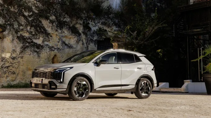 Kia Sportage : garé