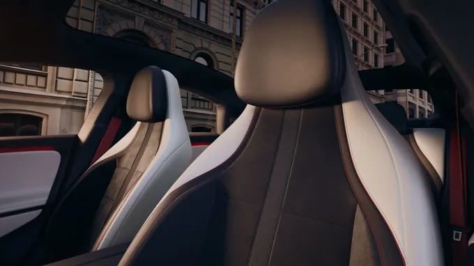 Nouveau Mercedes CLA : siège avant