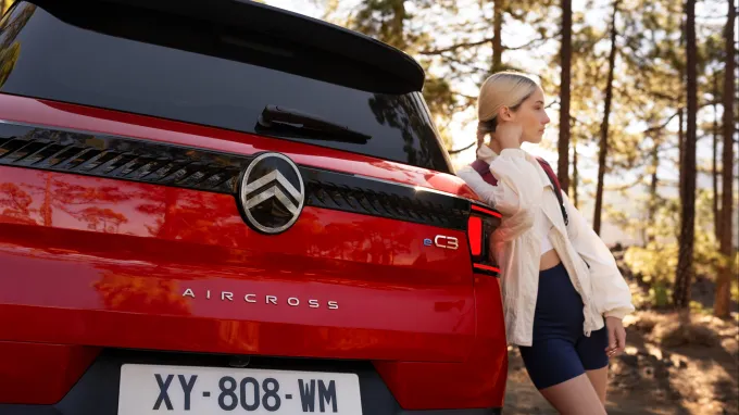 Citroën C3 Aircross 2024 : détail face arrière