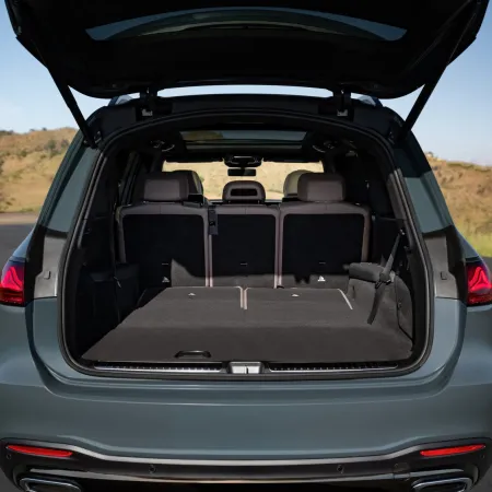 Mercedes GLS : coffre configuration 5 places