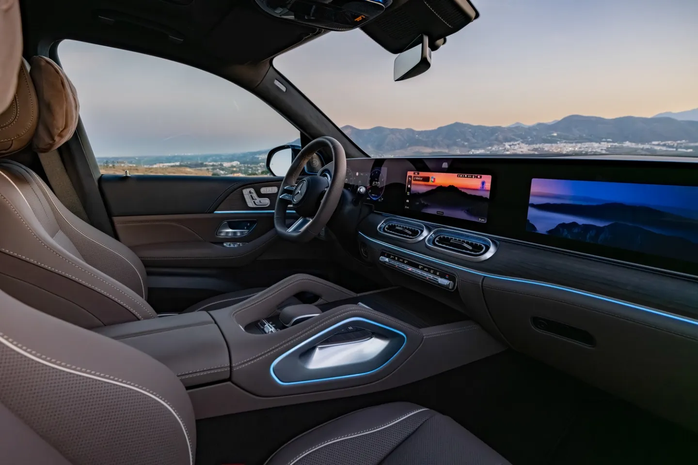 Mercedes GLS : Habitacle avant